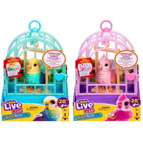 cumpără Jucărie Little Live Pets 26683 My Really Real Bird and Cage (în asortiment) în Chișinău 