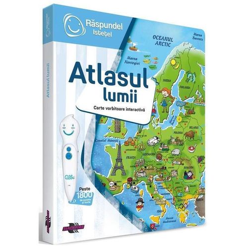 cumpără Puzzle Raspundel Istetel 69369 World Atlas book în Chișinău 