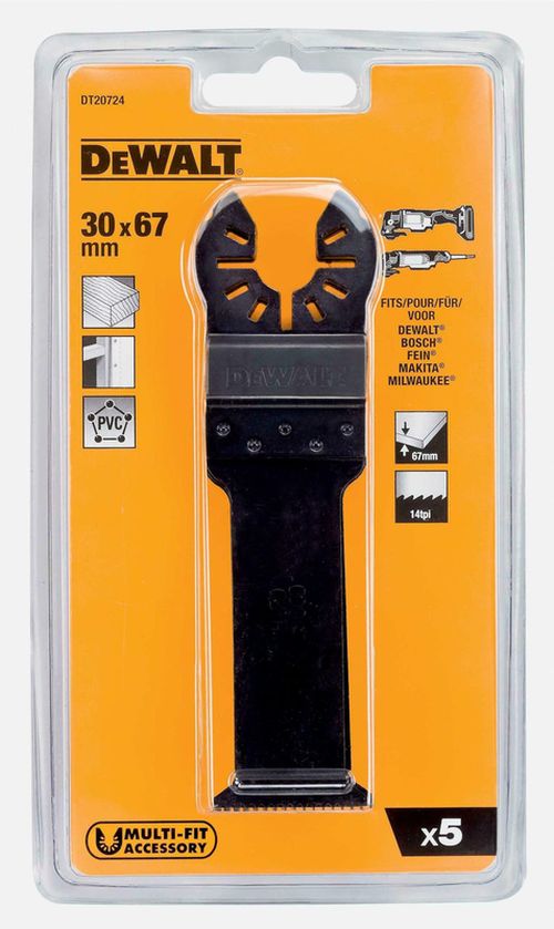 cumpără Set de tubulare, bite, duze DeWalt DT20724-QZ set din 5 lame pentru masina multifunctionala în Chișinău 