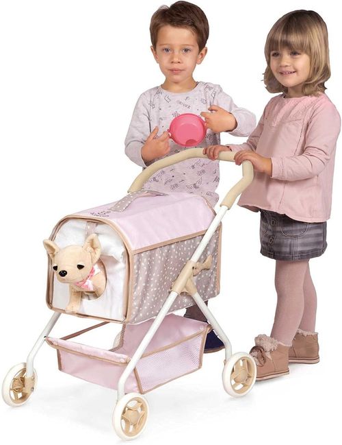 cumpără Păpușă DeCuevas 86143 Моя первая коляска для собаки и собака чихуахуа DIDI 2021 - 56 cm în Chișinău 