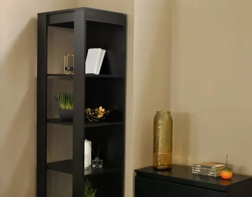 купить Офисный стеллаж Fabrik Home Belfort (550x1970x420) Черный ясень в Кишинёве 