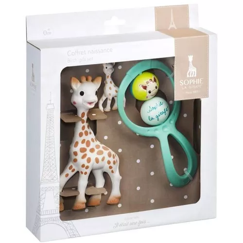 купить Погремушка Sophie la Girafe 010324 Набор погремушек + брелок в Кишинёве 