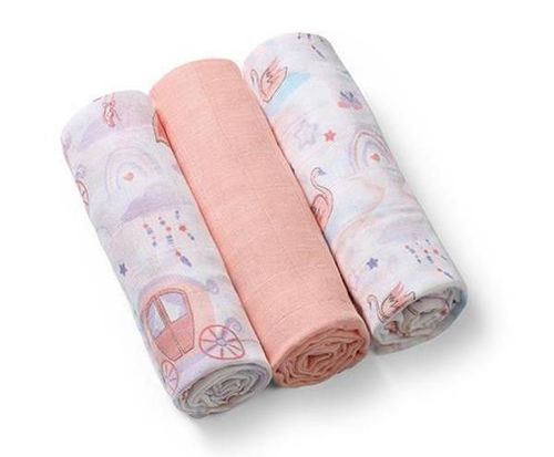 купить Аксессуар для пеленания BabyOno 348/11 Scutece MUSLINA super moale 3 buc. в Кишинёве 