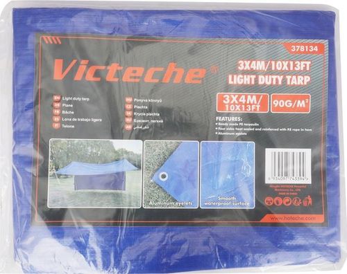 купить Брезент Hoteche 378123 90гр/м 2х3м синий в Кишинёве 