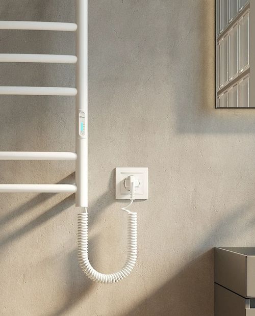cumpără Uscător de prosoape Elna-Service Ladder-8, 810x480x100mm, inox, alb în Chișinău 