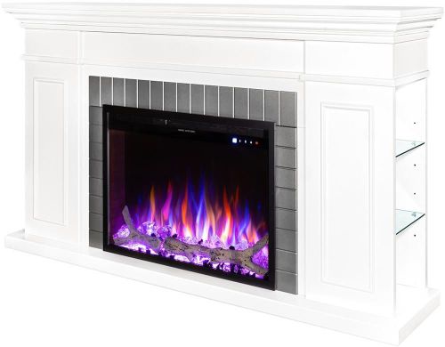 cumpără Șemineu electric ArtFlame Safina & Tomas maxi, 900x1700x300 mm, Alb în Chișinău 