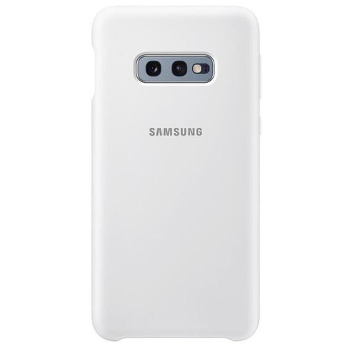 купить Чехол для смартфона Samsung EF-PG970 Silicone Cover Galaxy S10e White в Кишинёве 