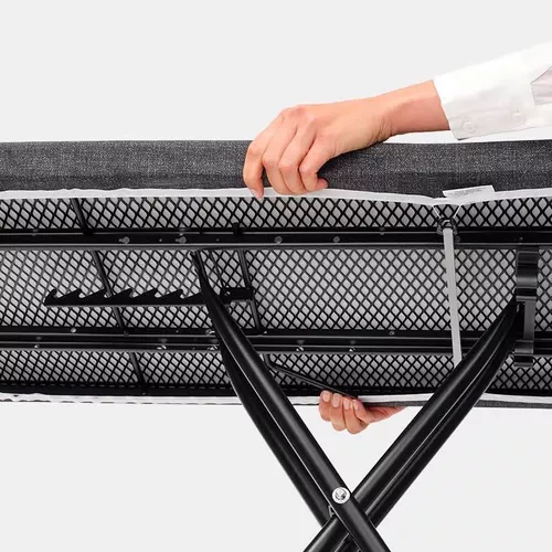 cumpără Masă de călcat Brabantia 13 47 46 C 124x45cm, Solid Steam Unit Holder, Denim Black în Chișinău 