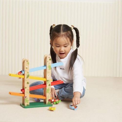 cumpără Jucărie Viga 44671 Pistă cu tobogan și animăluțe Jungla în Chișinău 