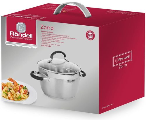 cumpără Cratiță Rondell RDS-1447 Zorro 3,2l în Chișinău 