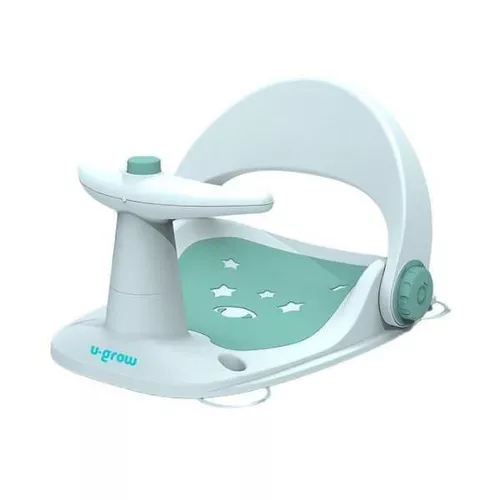 купить Аксессуар для купания U-Grow UGSB-0097-GRN Scaun de baie pentru bebeluși cu ghidon și spătar reglabil, verde в Кишинёве 