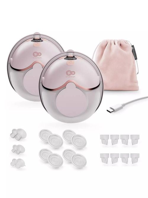 cumpără Pompă pentru sân KinderKraft KEMAFLDOPNK0000 Hands Free MamaFlow Double Pink în Chișinău 