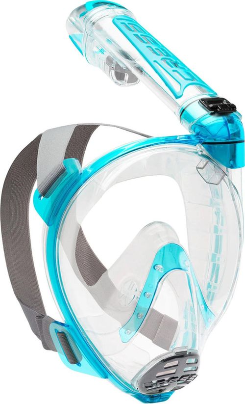 cumpără Accesoriu pentru înot Cressi-Sub Masca inot DUKE DRY FULL FACE MASK clear/aquamarine S/M (XDT000025) în Chișinău 