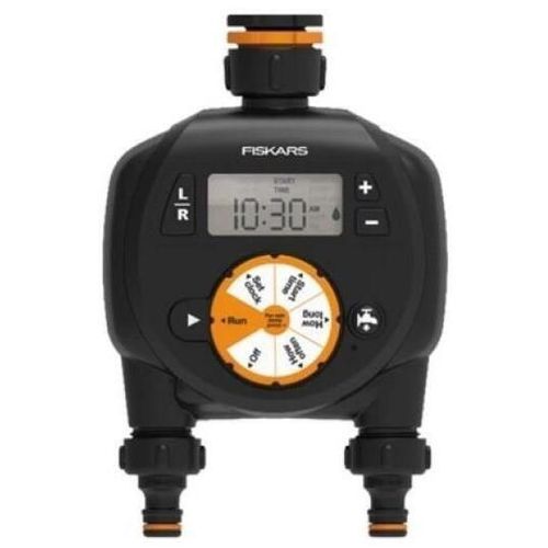 купить Блок управления поливом Fiskars Programator universal irigare, Dual, LCD (1054792) в Кишинёве 