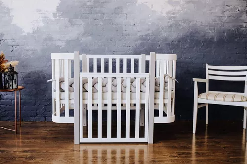купить Кроватка Дубик-М Putti(Magic) Grey White в Кишинёве 