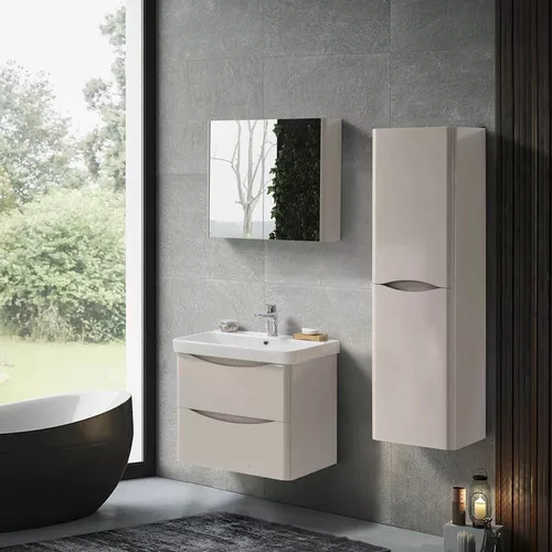 cumpără Oglindă baie Martat Zen 60cm (crem) (15533) în Chișinău 