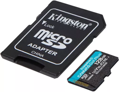 cumpără Card de memorie flash Kingston SDCG4/128GB, microSD Class10 A2 UHS-I U3 (V30) în Chișinău 
