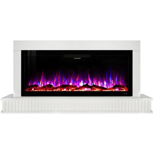купить Камин электрический ArtFlame Fluxa & Vegas 42, 680x1400x270mm, Alb в Кишинёве 