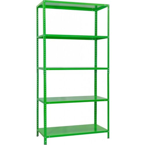 cumpără Raft de depozitare УХЛ-МАШ МС-З 1970х1000х400 Стеллаж модульный (5 полок) Зеленый în Chișinău 