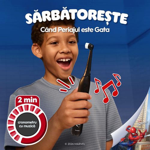 cumpără Periuță de dinți electrică Oral-B iO KIDS SPIDERMAN +TC (2370) în Chișinău 