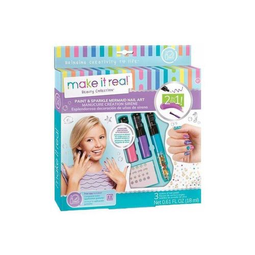купить Набор для творчества Make it Real 2324 Nail Art Mermaid Spa в Кишинёве 