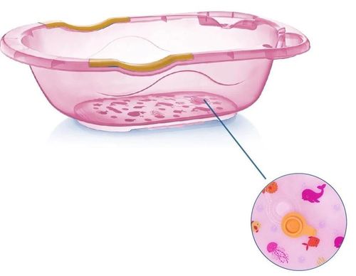 cumpără Cădiță BabyJem 540 Set de baie cu 6 piese Roz în Chișinău 