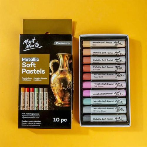 cumpără Set de creație Mont Marte MMPT0058 Set pasteluri moi cu efect metalic Premium, 10 buc în Chișinău 