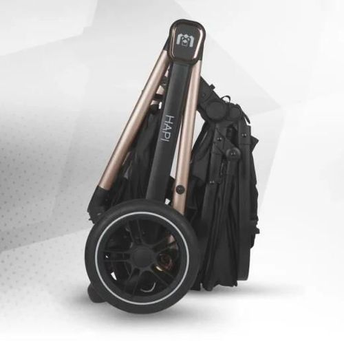 cumpără Сărucior pentru copii Coccolle Hapi Soley H2003 Carucior 3/1, Jet Black în Chișinău 