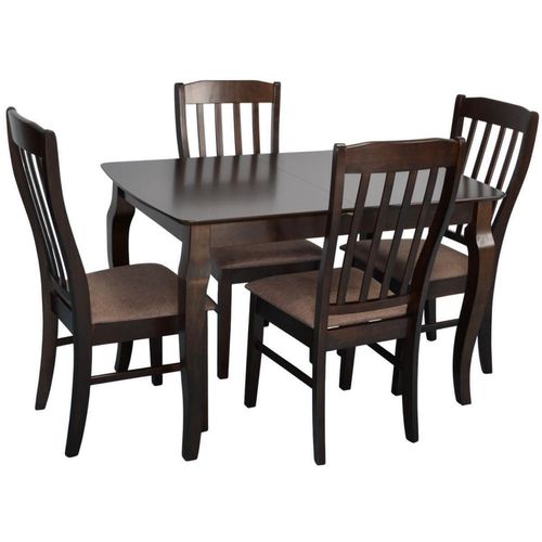 cumpără Set masă și scaune Evelin di Costacurta стол HV-29V Chocolate + 4 стула Wenyi Chocolate/Ekea12 Dark Brown în Chișinău 