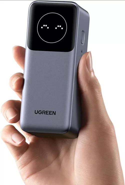 купить Аккумулятор внешний USB (Powerbank) Ugreen 35526B Nexode Flight Approved 12000mAh, Grey в Кишинёве 