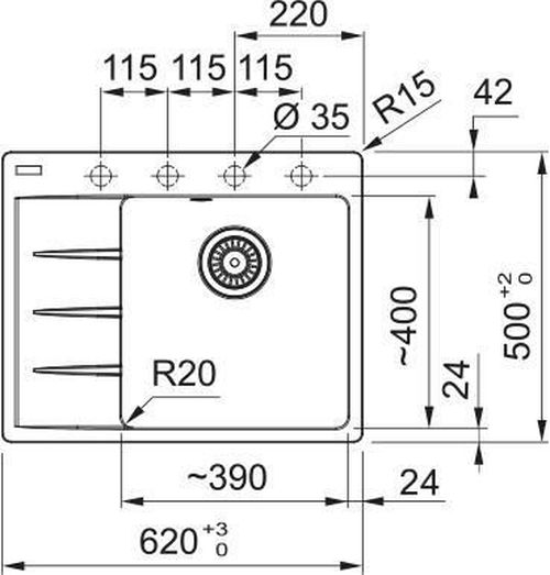 cumpără Chiuvetă bucătărie Franke CNG 611-62 (114.0716.330) în Chișinău 