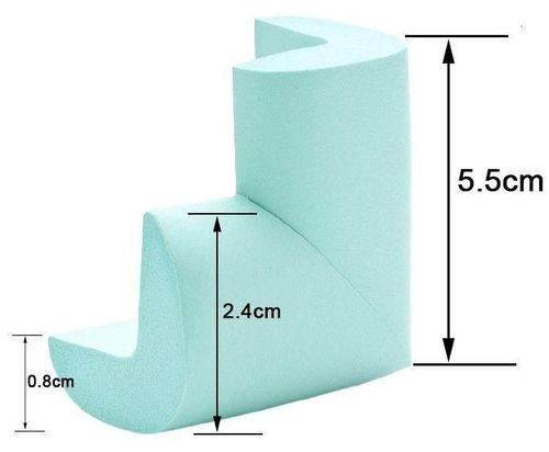 cumpără Siguranța copilului Cangaroo Защита на углы EDGY Mint 4pcs în Chișinău 