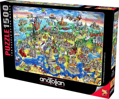 cumpără Puzzle Anatolian A4557 Puzzle 1500 elemente Europa în Chișinău 