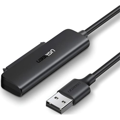 купить Переходник для IT Ugreen 70609 Adapter USB-A 3.0 to 2.5" SATA III, Support UASP, S.M.A.R.T, TRIM, up to 5Gbps, 50cm CM321, Black в Кишинёве 