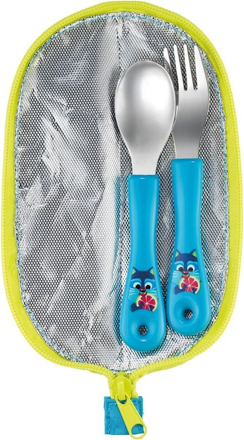 cumpără Seturi pentru hrănire bebelușilor Maped 875001 Set tacamuri Miniz Raton, albastru în Chișinău 