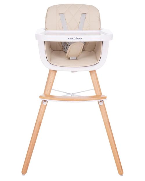 cumpără Scaun de masă Kikka Boo 31004010081 Scaun de masa din lemn 2 in 1 Woody Beige în Chișinău 