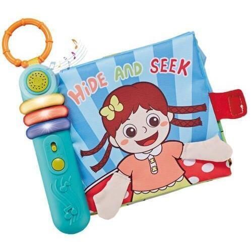 купить Мягкая игрушка Chipolino DIG02406202 Hide and seek, игрушка-книжка (музыка-свет) в Кишинёве 