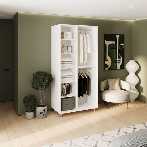 cumpără Dulap my-STYLE C10H1T06AM01-U11, 100x210, белый în Chișinău 
