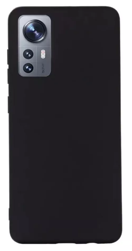 cumpără Husă pentru smartphone Helmet Liquid Silicone Xiaomi 12/12X, Black în Chișinău 