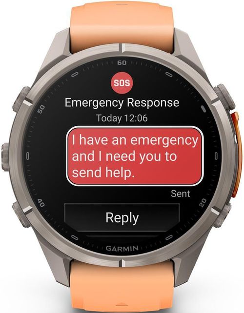 cumpără Ceas inteligent Garmin Fenix 9 Pro, 43mm, inReach,Ti w/Shl/Atm band (010-04335-01) în Chișinău 