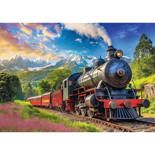 купить Пазл Trefl 10929 Puzzle 1000. Călătorie cu trenul в Кишинёве 