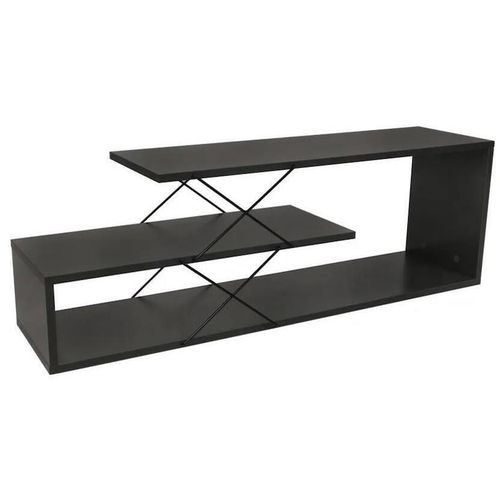 купить Тумба напольная для TV Trendy Zigzag, Antracit 120x40x30cm в Кишинёве 