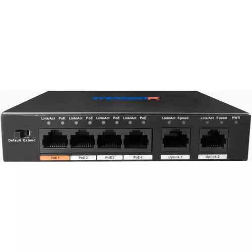 купить Switch/Коммутатор Trassir TR-NS1006-60-4POE 4+2 ports в Кишинёве 