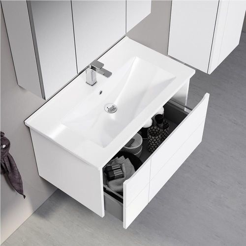 купить Шкаф под умывальник Orka New Likya 80 White Matt в Кишинёве 