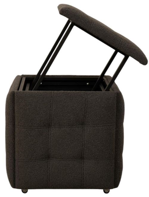 cumpără Puf Nex Home Cub Transformer 5 scaune in 1 N54, Graphite Teddy în Chișinău 