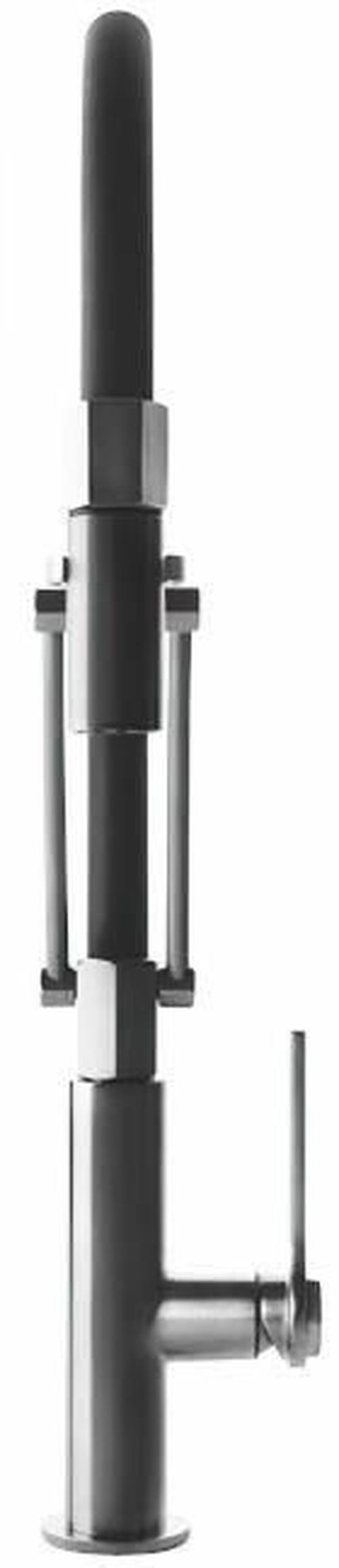 купить Смеситель кухонный Gessi 60055-599 Officine Finox Brushed Nickel / Matte Black в Кишинёве 