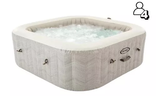 купить Бассейн с джакузи Intex 28446  «Chevron Deluxe Square Bubble», 4 человека в Кишинёве 