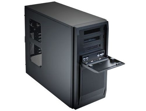 купить Case ATX Miditower Chieftec Libra LF-02B-OP Black no PSU, 2x USB 2.0, 1x USB 3.0, Mic-in, Audio-out, 1x 120mm fan (at the back), HDD rails (carcasa/корпус) в Кишинёве 