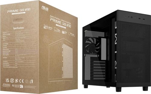 купить Корпус для ПК ASUS PRIME AP303 TG Black no PSU в Кишинёве 