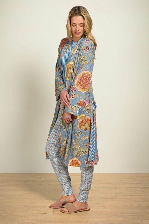 купить Домашний текстиль Pip Studio 51.510.741 Nisha Kimono Matata Blue XL Blue в Кишинёве 